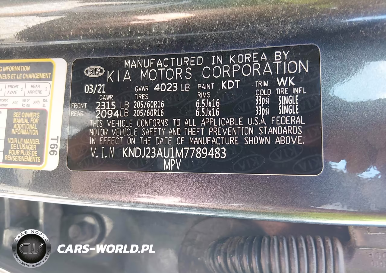 2021 Kia Soul Lx VIN:KNDJ23AU1M7789483 - 9