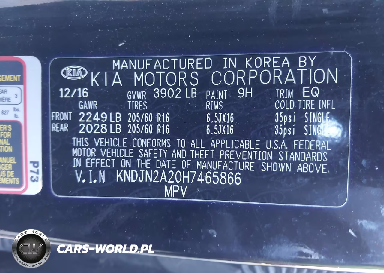 2017 Kia Soul VIN:KNDJN2A20H7465866 - 9