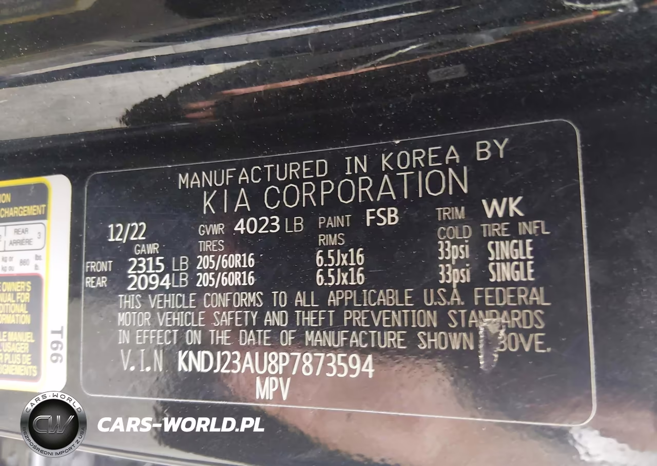 2023 Kia Soul Lx VIN:KNDJ23AU8P7873594 - 9