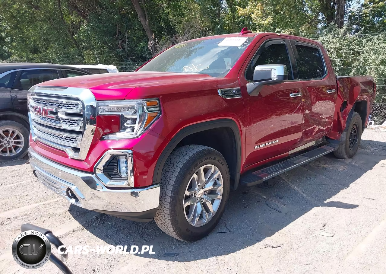 2021 GMC Sierra 1500 4Wd Short Box Slt VIN:1GTU9DED4MZ311653 - 2