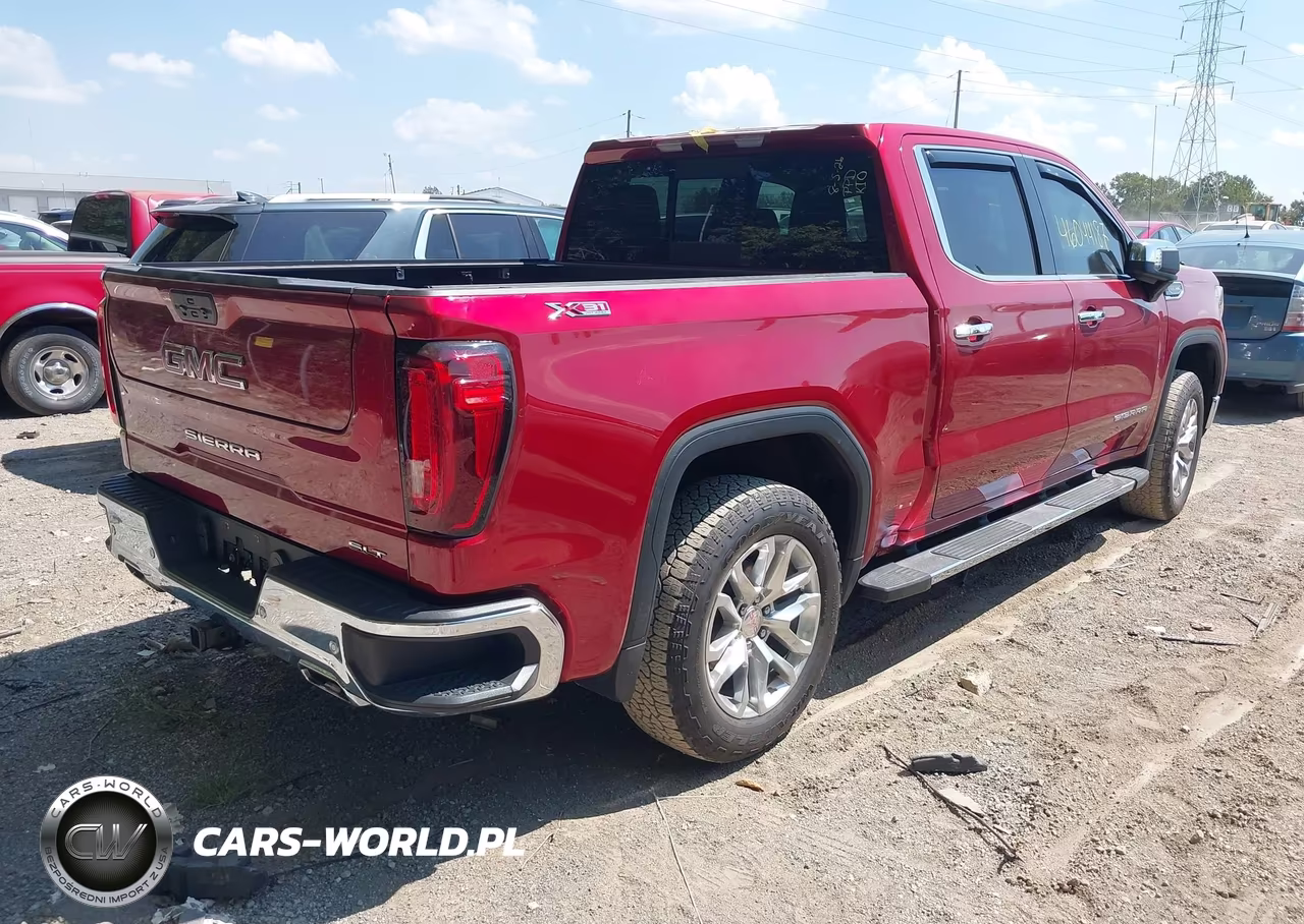 2021 GMC Sierra 1500 4Wd Short Box Slt VIN:1GTU9DED4MZ311653 - 4