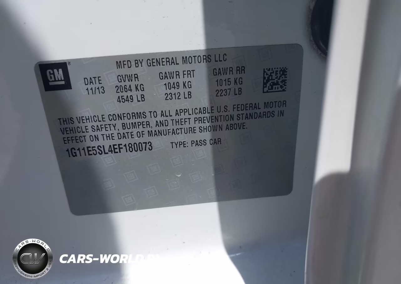 2014 Chevrolet Malibu 2Lt VIN:1G11E5SL4EF180073 - 9