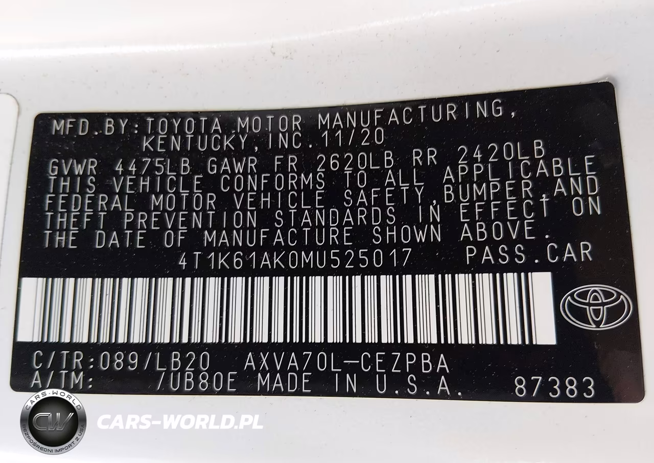2021 Toyota Camry Xse VIN:4T1K61AK0MU525017 - 9
