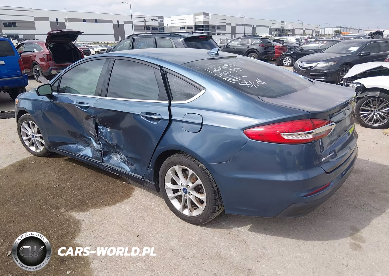 2019 Ford Fusion Se VIN:3FA6P0H73KR218904 - 3