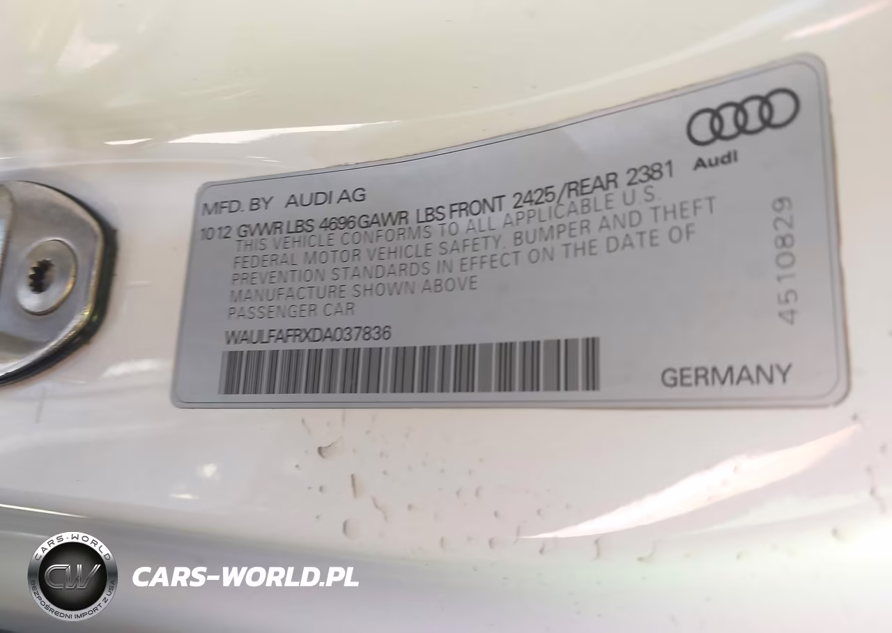 2013 Audi A5 2.0T Premium VIN:WAULFAFRXDA037836 - 9