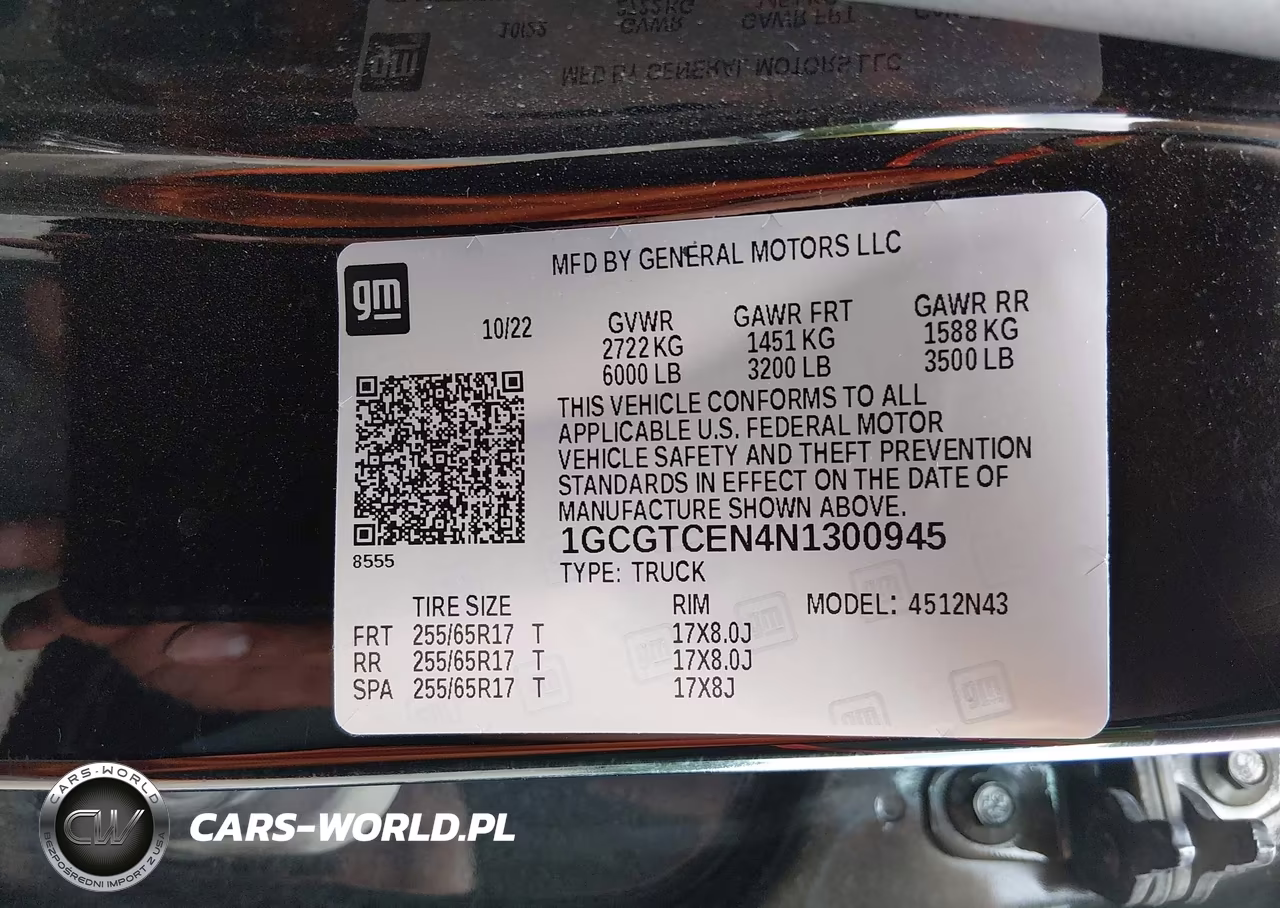 2022 Chevrolet Colorado 4Wd Short Box Lt VIN:1GCGTCEN4N1300945 - 9