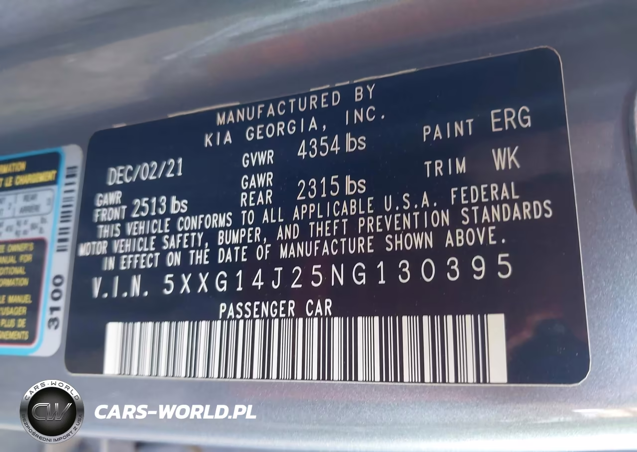 2022 Kia K5 Lxs VIN:5XXG14J25NG130395 - 9