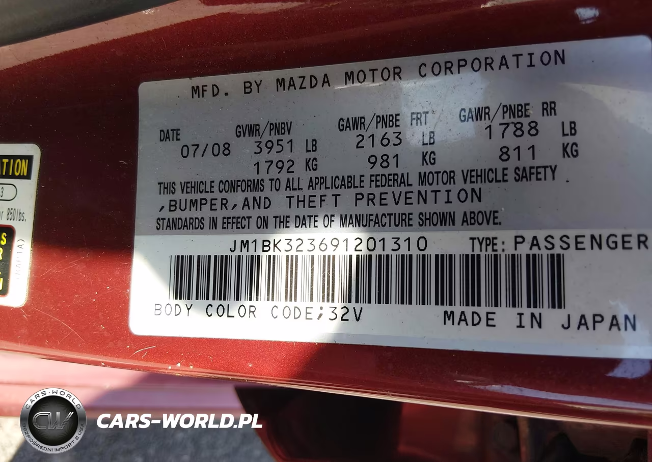 2009 Mazda Mazda3 S Touring VIN:JM1BK323691201310 - 9