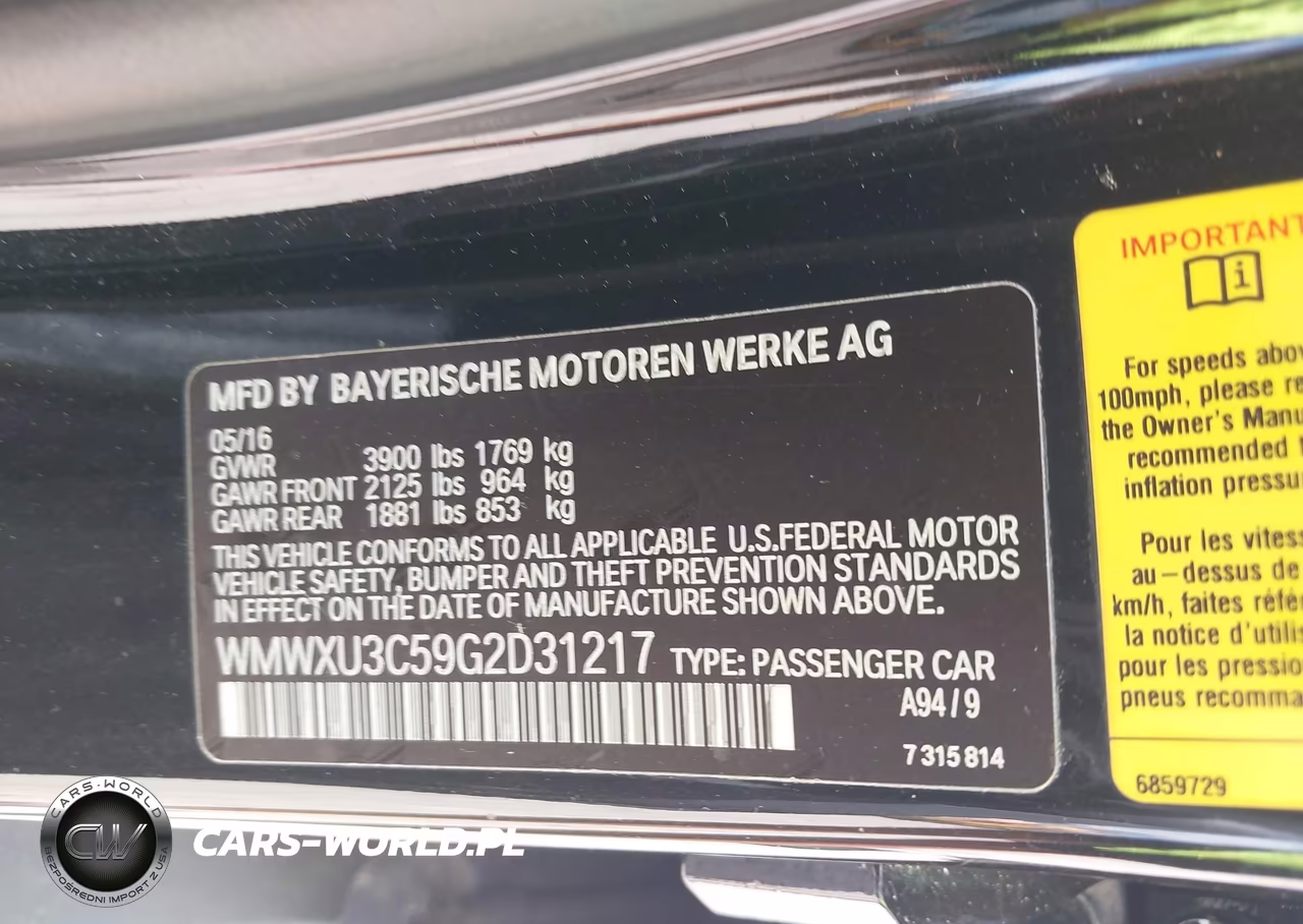 2016 Mini Hardtop Cooper S VIN:WMWXU3C59G2D31217 - 9
