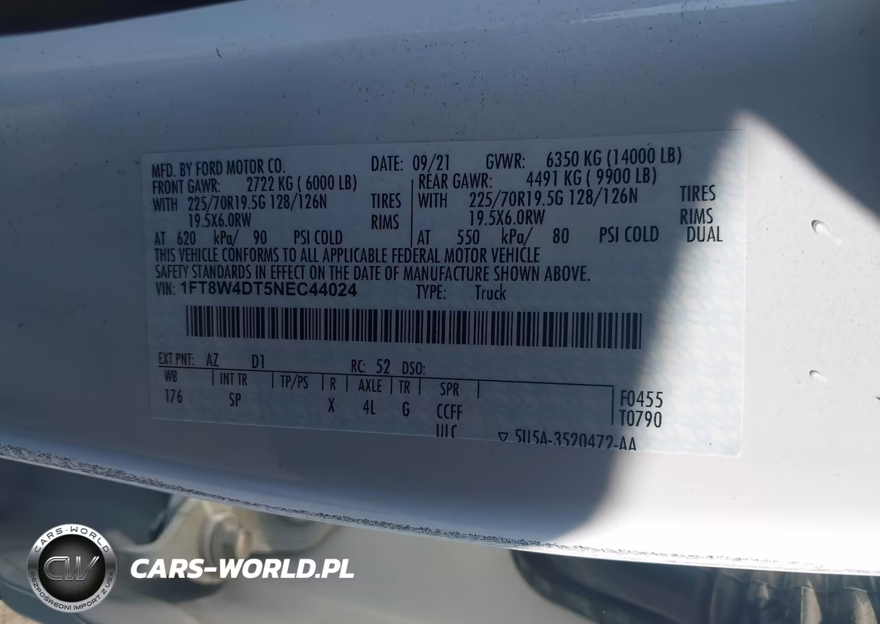 2022 Ford F-450 King Ranch VIN:1FT8W4DT5NEC44024 - 8