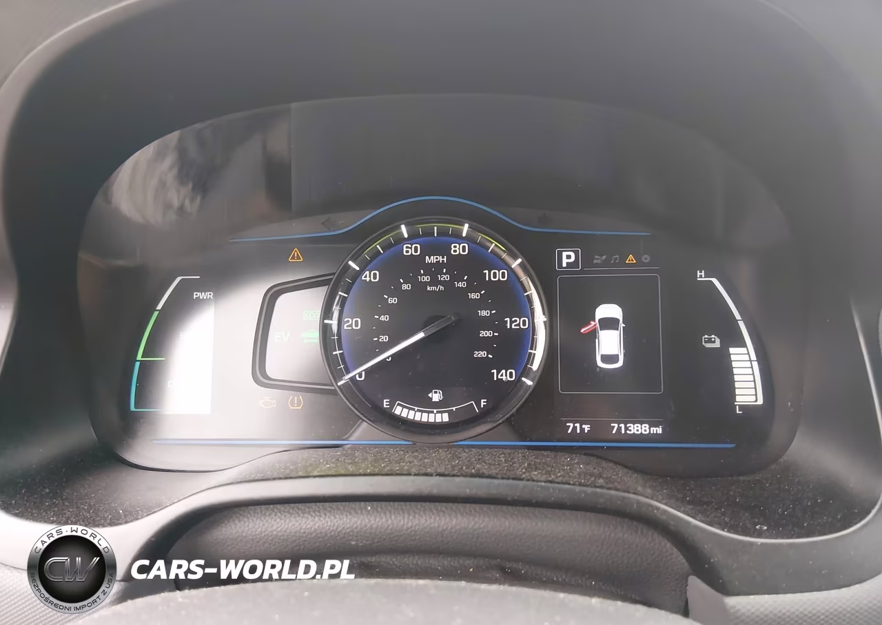 2018 Hyundai Ioniq Hybrid Blue VIN:KMHC65LC7JU100987 - 7