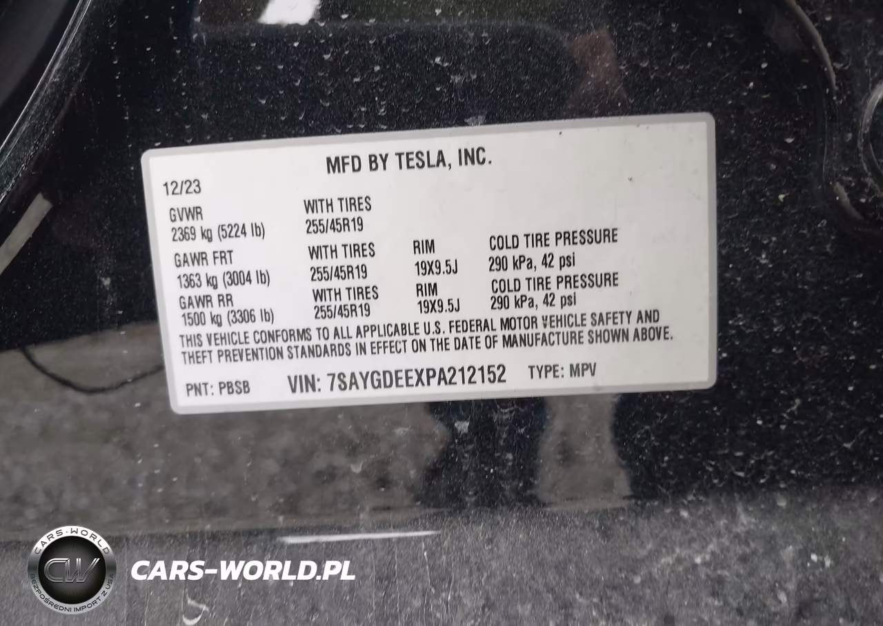 2023 Tesla Model Y Awd-Long Range Dual Motor All-Wheel Drive VIN:7SAYGDEEXPA212152 - 9