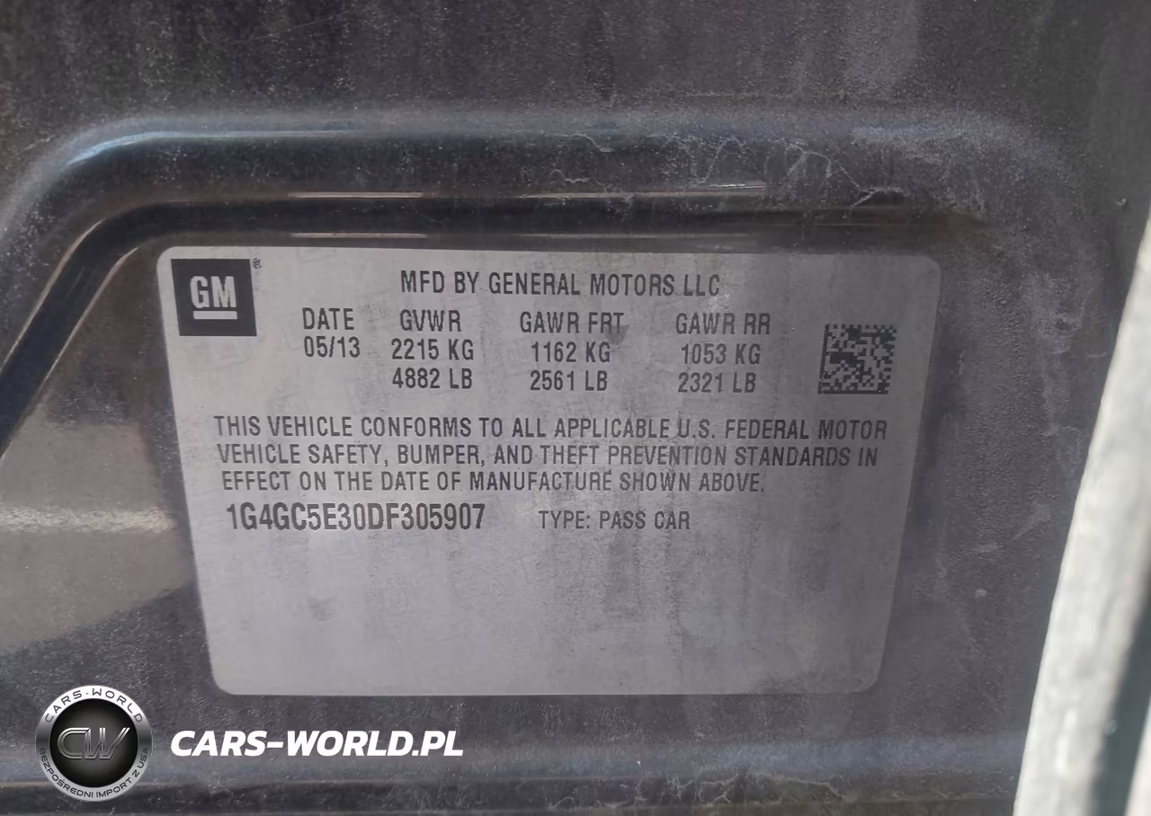 2013 Buick Lacrosse Leather Group VIN:1G4GC5E30DF305907 - 9