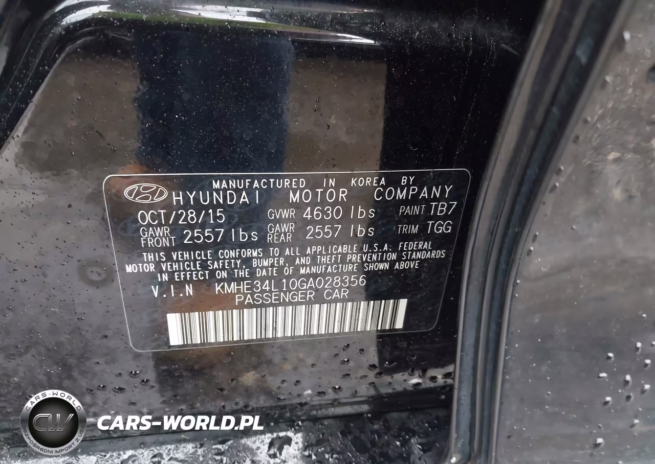 2016 Hyundai Sonata Hybrid Limited VIN:KMHE34L10GA028356 - 9