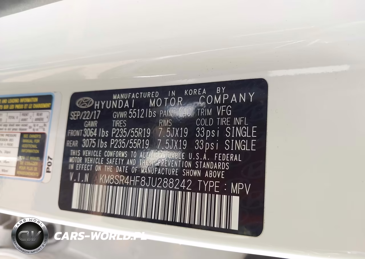 2018 Hyundai Santa Fe Limited Ultimate VIN:KM8SR4HF8JU288242 - 9
