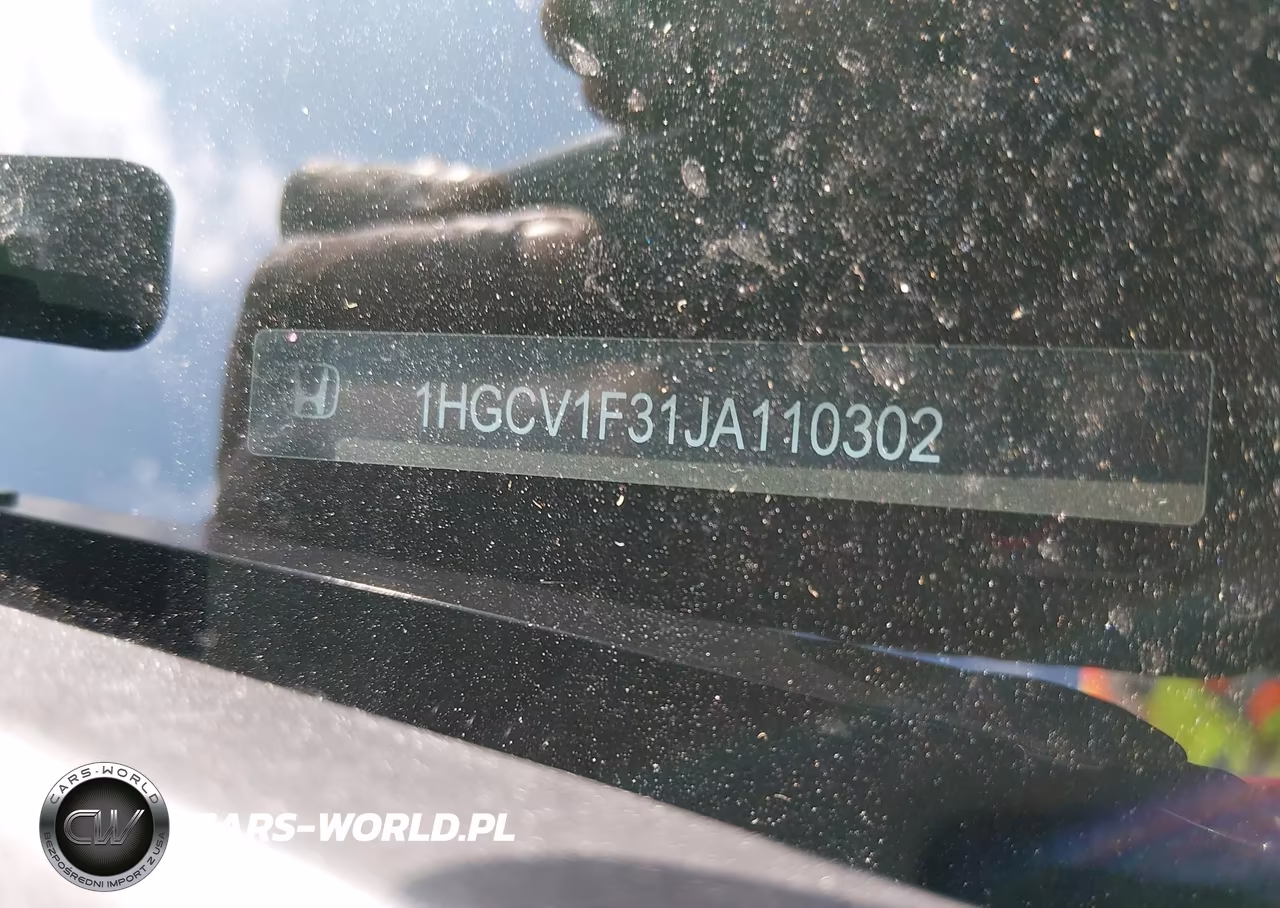 2018 Honda Accord Sport VIN:1HGCV1F31JA110302 - 17