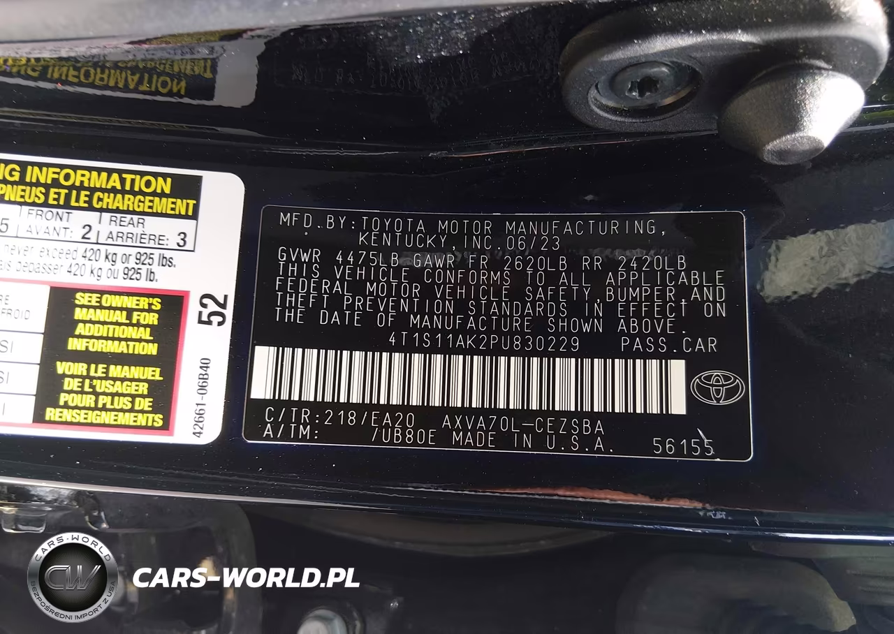 2023 Toyota Camry Se VIN:4T1S11AK2PU830229 - 9