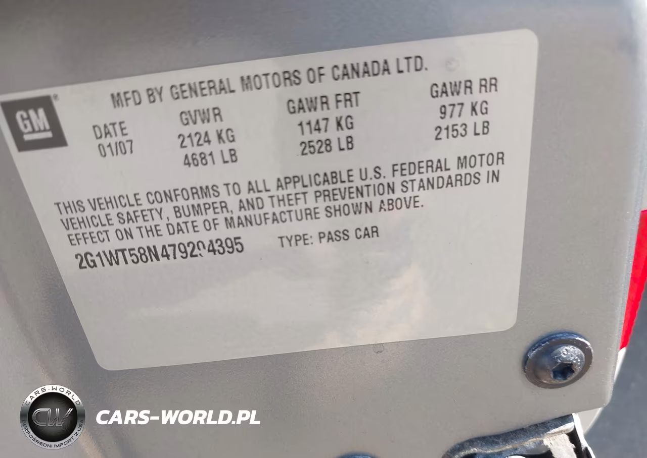 2007 Chevrolet Impala Lt VIN:2G1WT58N479294395 - 9