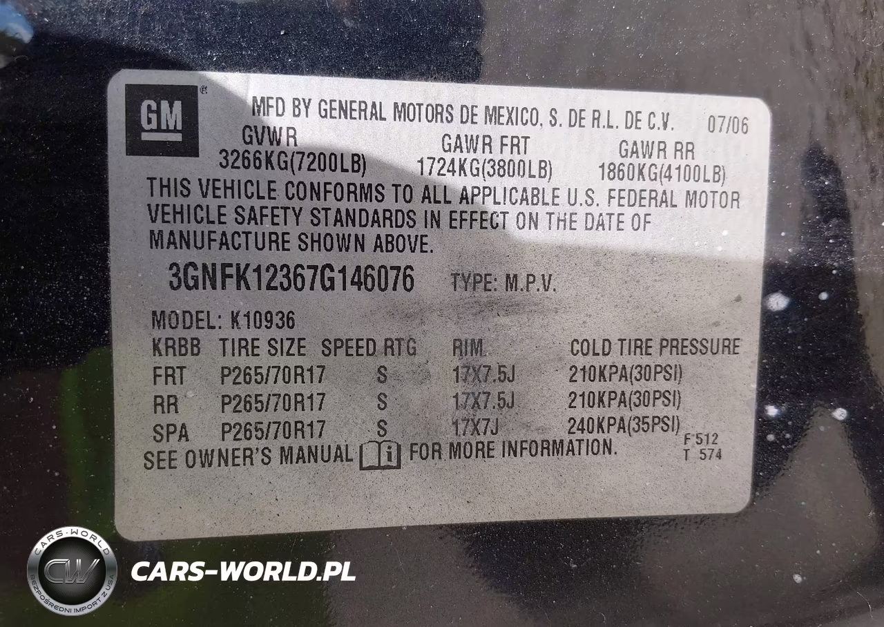 2007 Chevrolet Avalanche 1500 Lt VIN:3GNFK12367G146076 - 9
