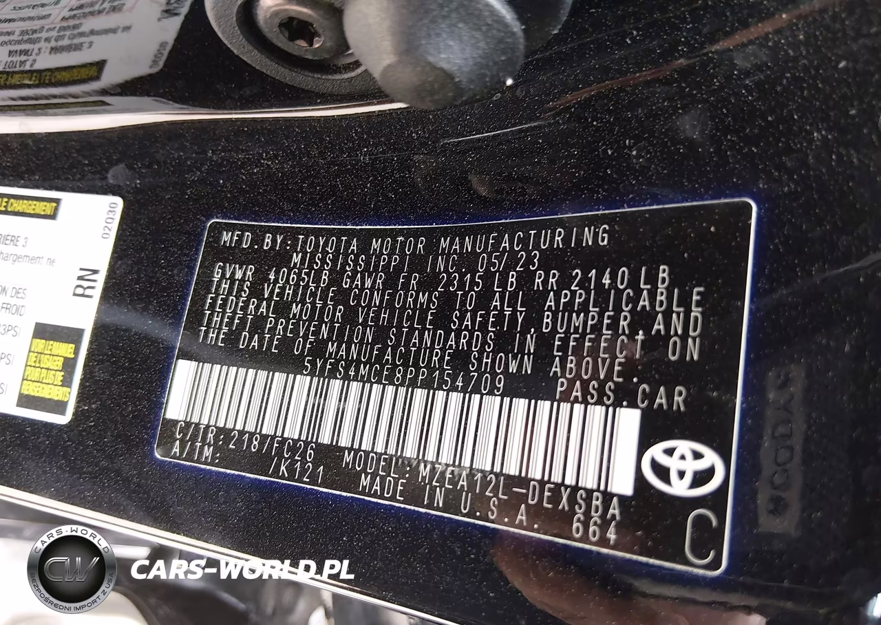 2023 Toyota Corolla Se VIN:5YFS4MCE8PP154709 - 9