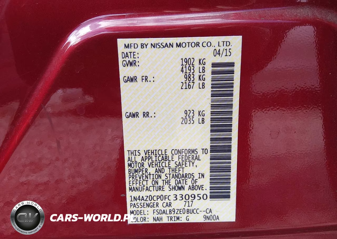 2015 Nissan Leaf S VIN:1N4AZ0CP0FC330950 - 9