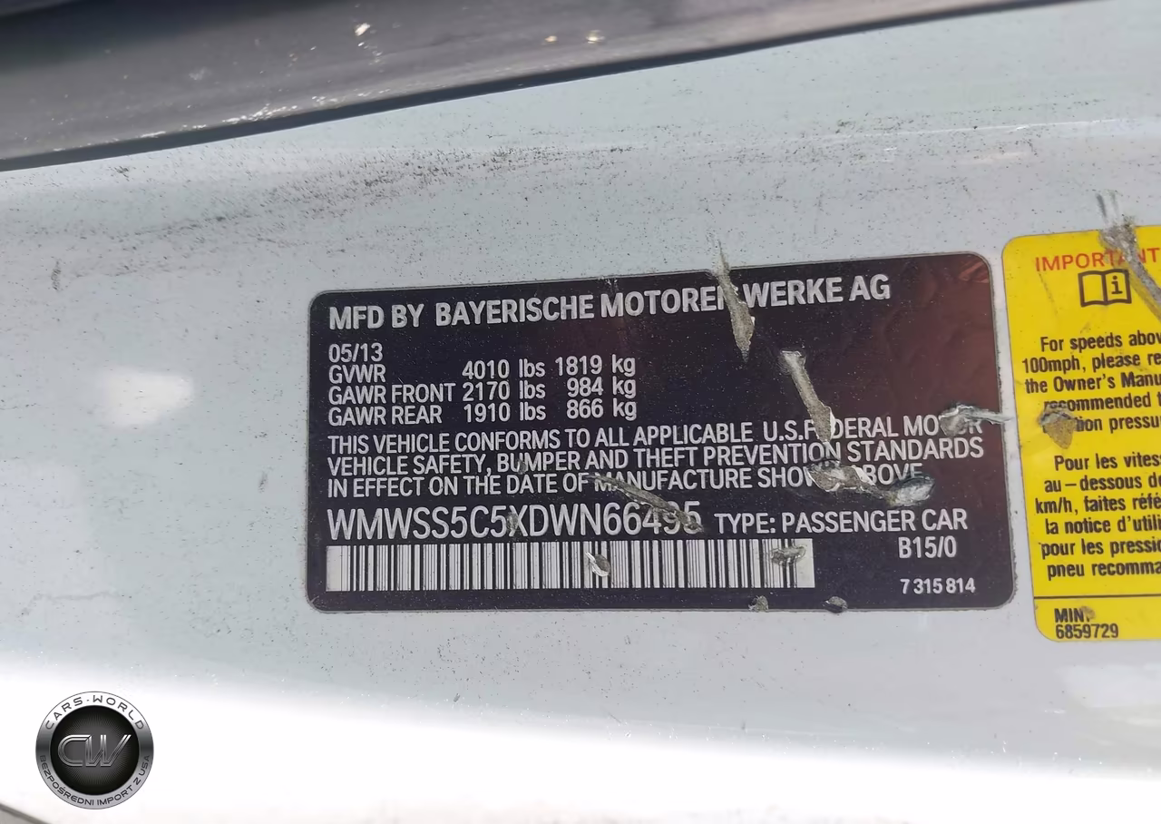 2013 Mini Paceman Cooper S VIN:WMWSS5C5XDWN66495 - 9