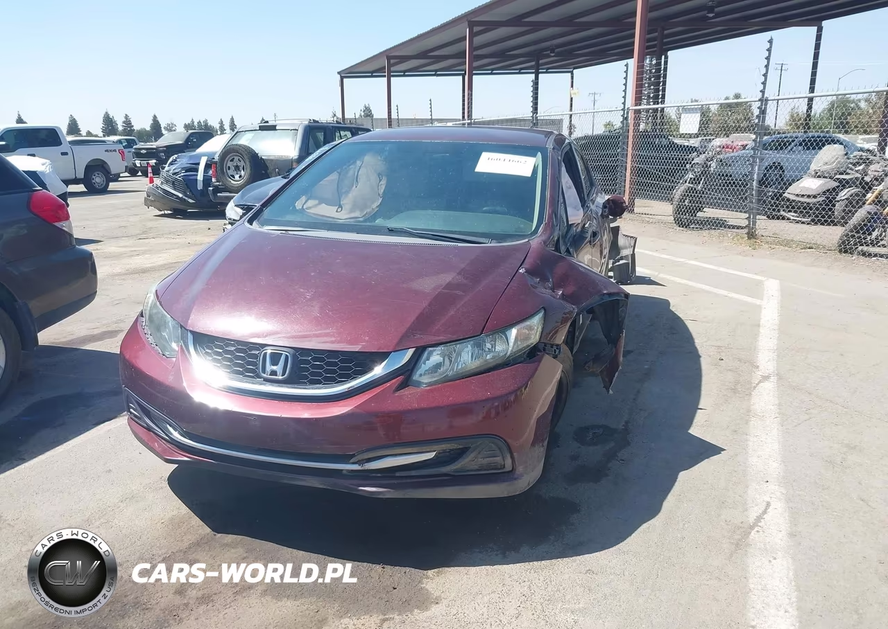 2014 Honda Civic Lx VIN:2HGFB2F56EH550455 - 2