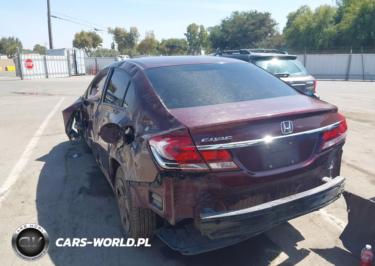 2014 Honda Civic Lx VIN:2HGFB2F56EH550455 - 3