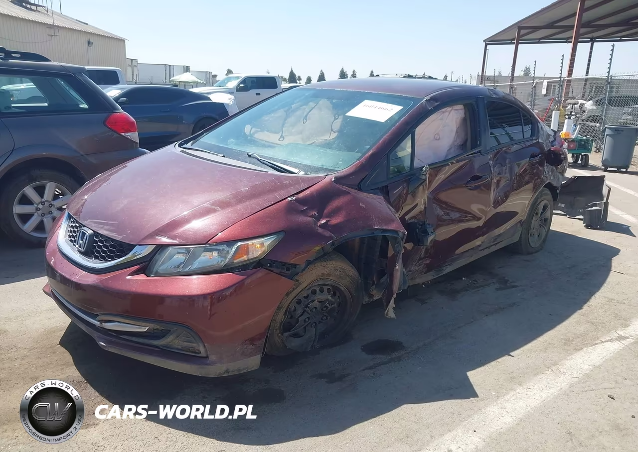 2014 Honda Civic Lx VIN:2HGFB2F56EH550455 - 6
