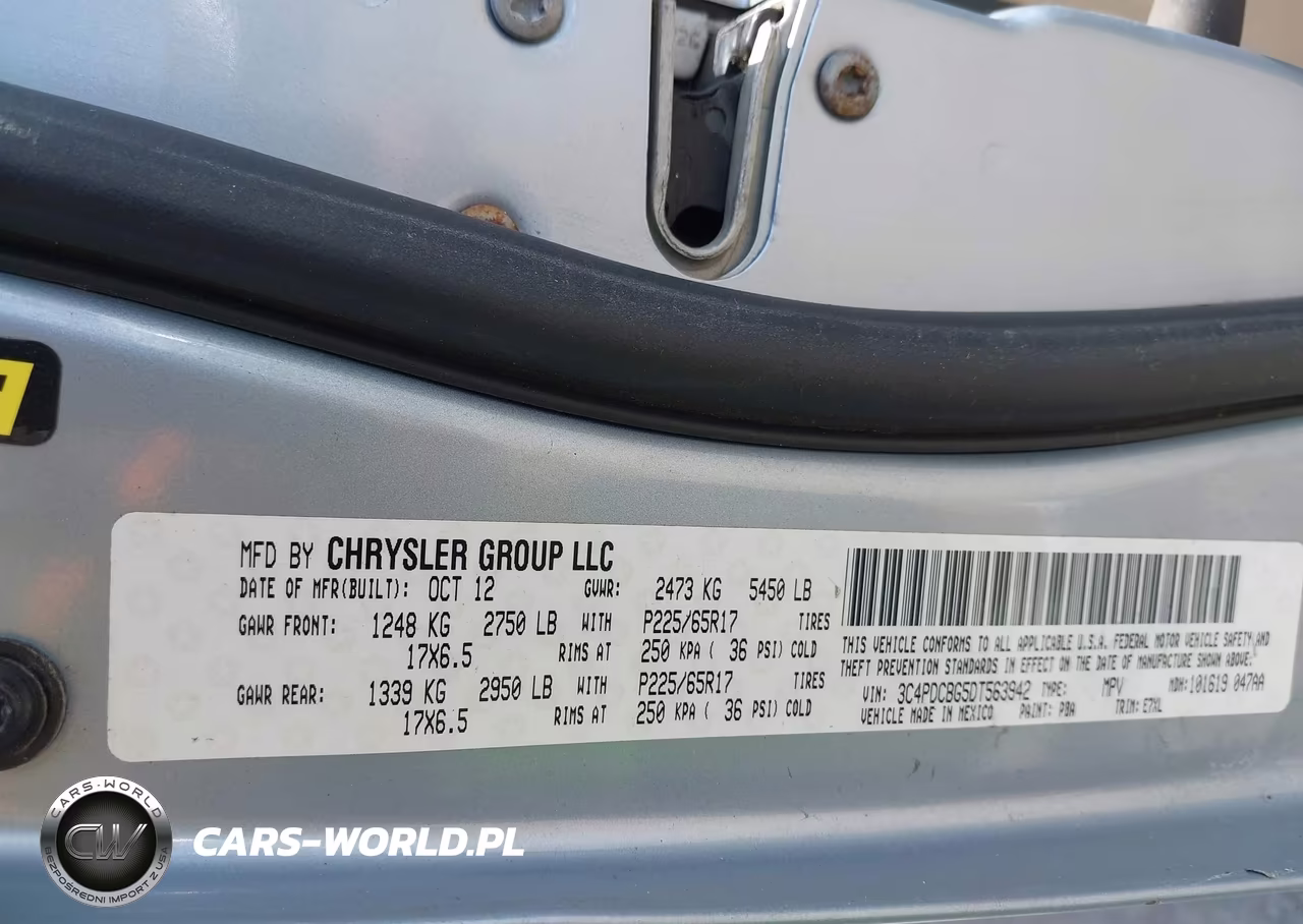 2013 Dodge Journey Sxt VIN:3C4PDCBG5DT563942 - 9