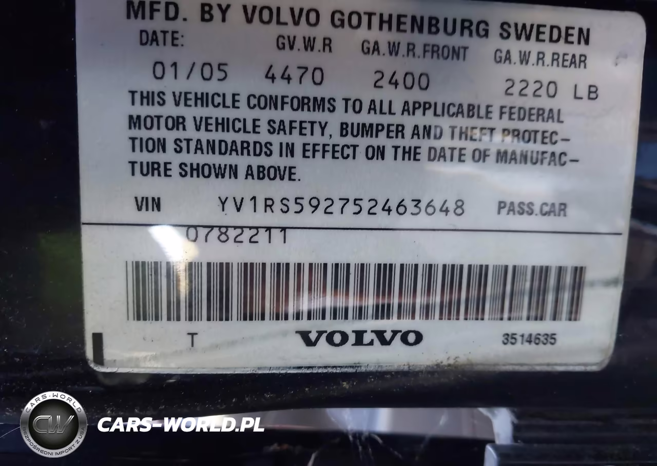 2005 Volvo S60 2.5T VIN:YV1RS592752463648 - 9