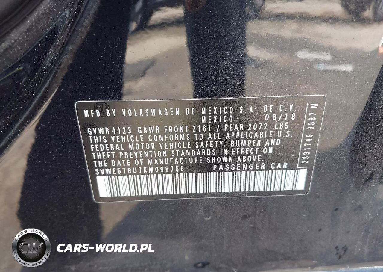 2019 Volkswagen Jetta 1.4T Sel VIN:3VWE57BU7KM095766 - 9