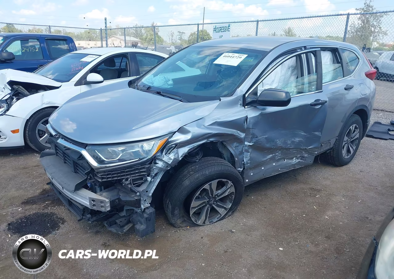 2019 Honda Cr-V Lx VIN:2HKRW6H31KH226206 - 2