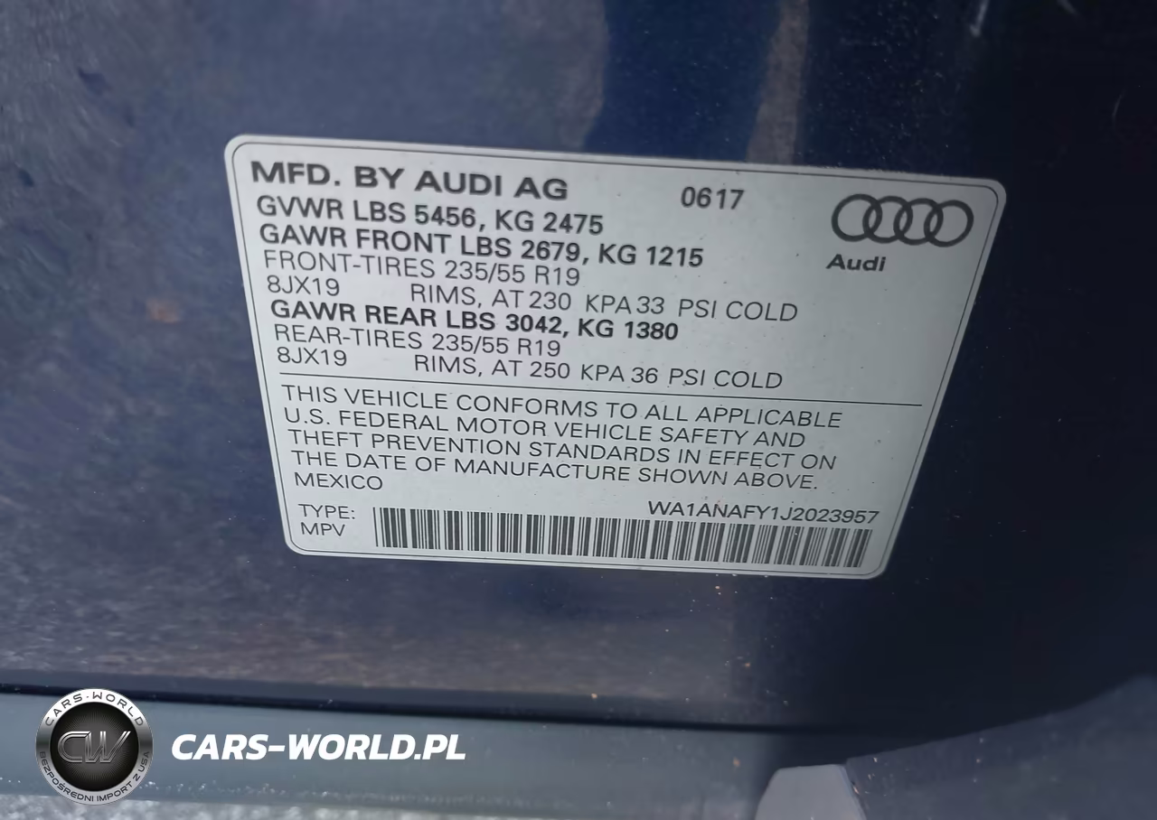 2018 Audi Q5 2.0T Premium-2.0T Tech Premium VIN:WA1ANAFY1J2023957 - 9