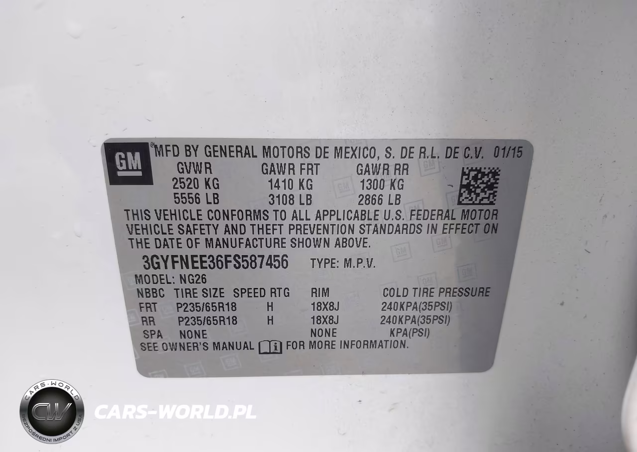 2015 Cadillac Srx Luxury Collection VIN:3GYFNEE36FS587456 - 9