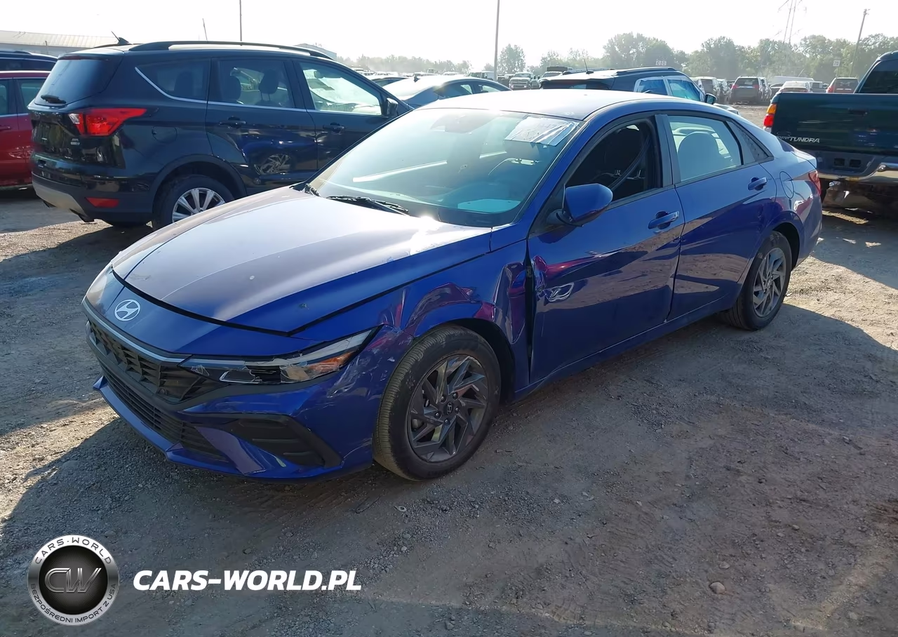 2026 Hyundai Elantra Hybrid Blue VIN:KMHLM4DJ6TU192240 - 2