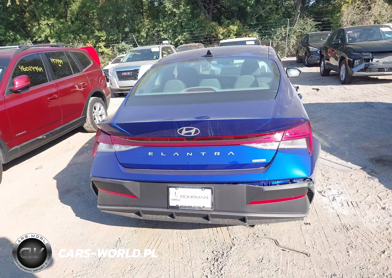 2026 Hyundai Elantra Hybrid Blue VIN:KMHLM4DJ6TU192240 - 20