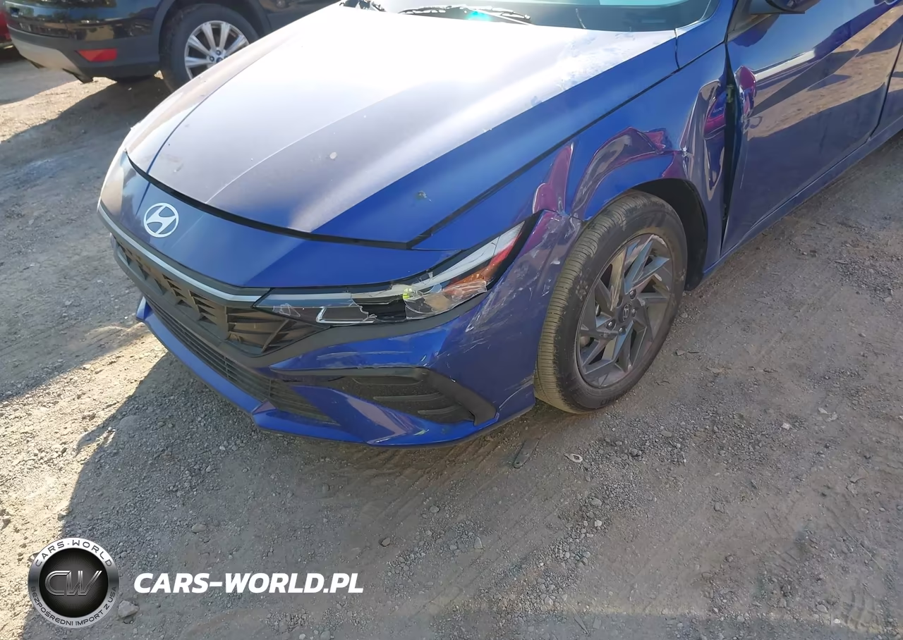 2026 Hyundai Elantra Hybrid Blue VIN:KMHLM4DJ6TU192240 - 6
