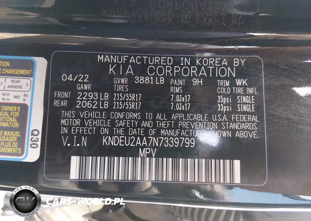 2022 Kia Seltos S VIN:KNDEU2AA7N7339799 - 9