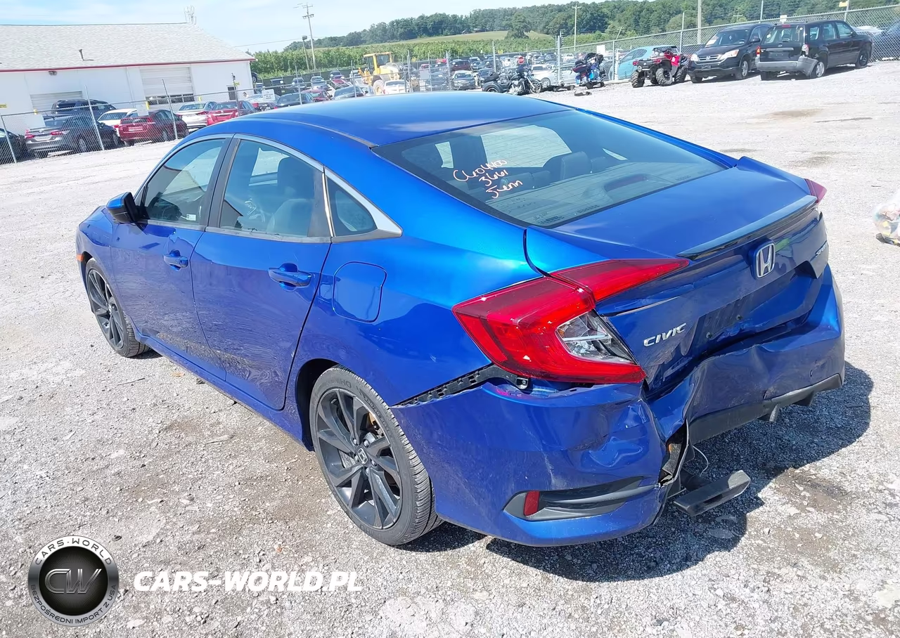 2020 Honda Civic Sport VIN:2HGFC2F86LH538763 - 3