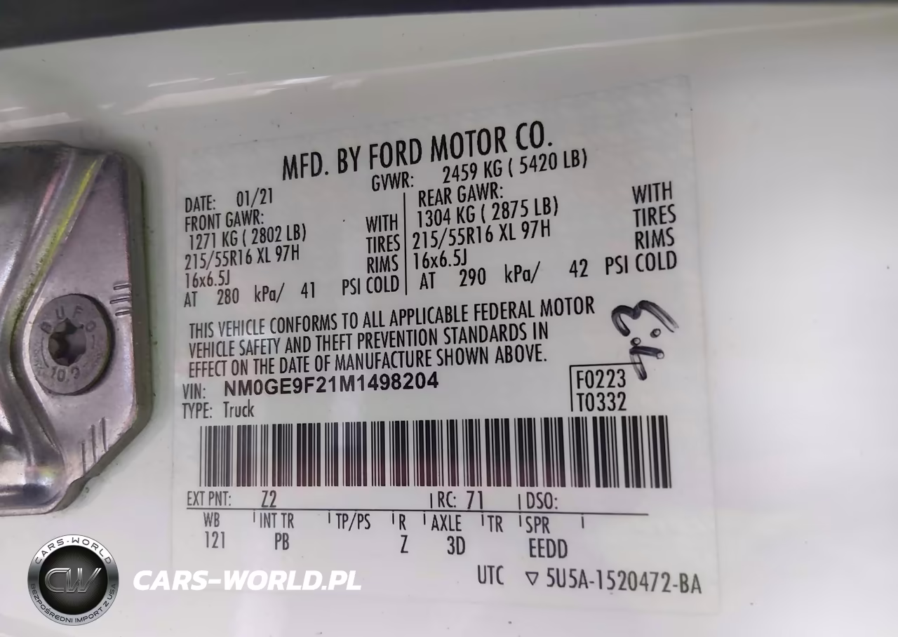 2021 Ford Transit Connect Xlt Passenger VIN:NM0GE9F21M1498204 - 9