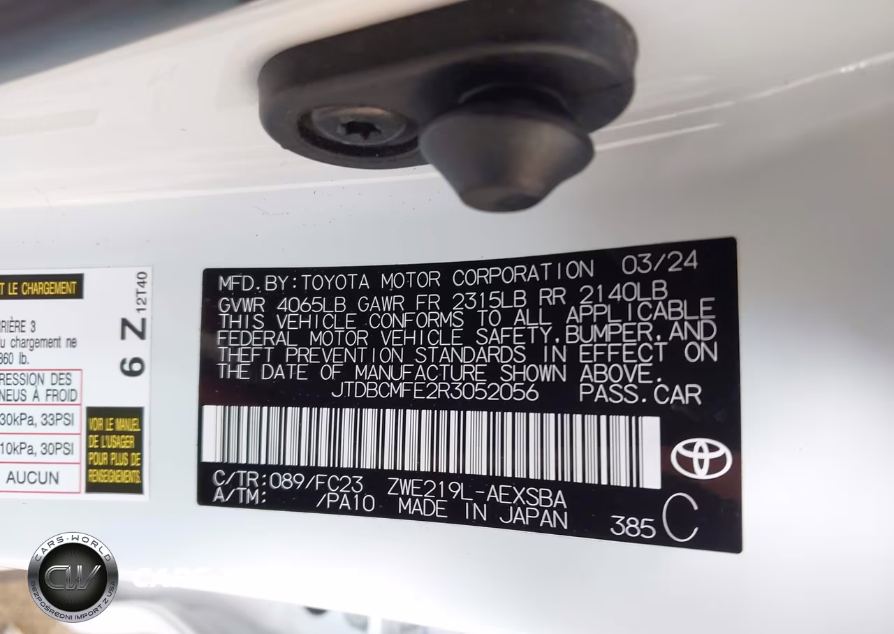 2024 Toyota Corolla Hybrid Se VIN:JTDBCMFE2R3052056 - 9