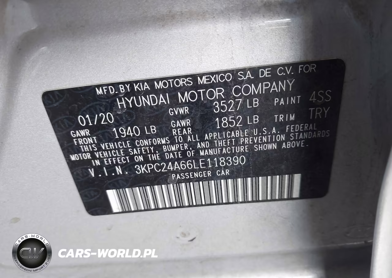 2020 Hyundai Accent Se VIN:3KPC24A66LE118390 - 9