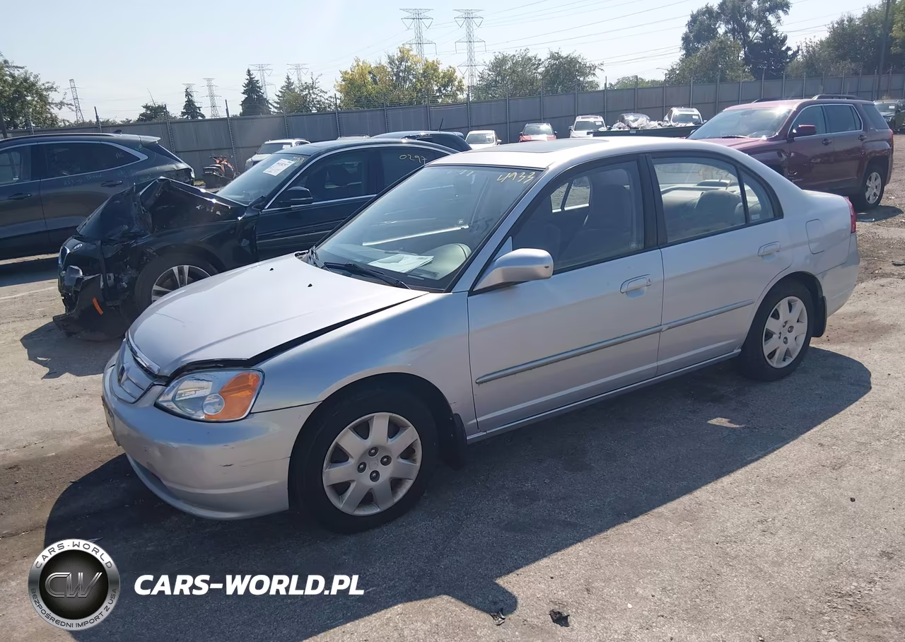 2002 Honda Civic Ex VIN:1HGES26872L078433 - 2