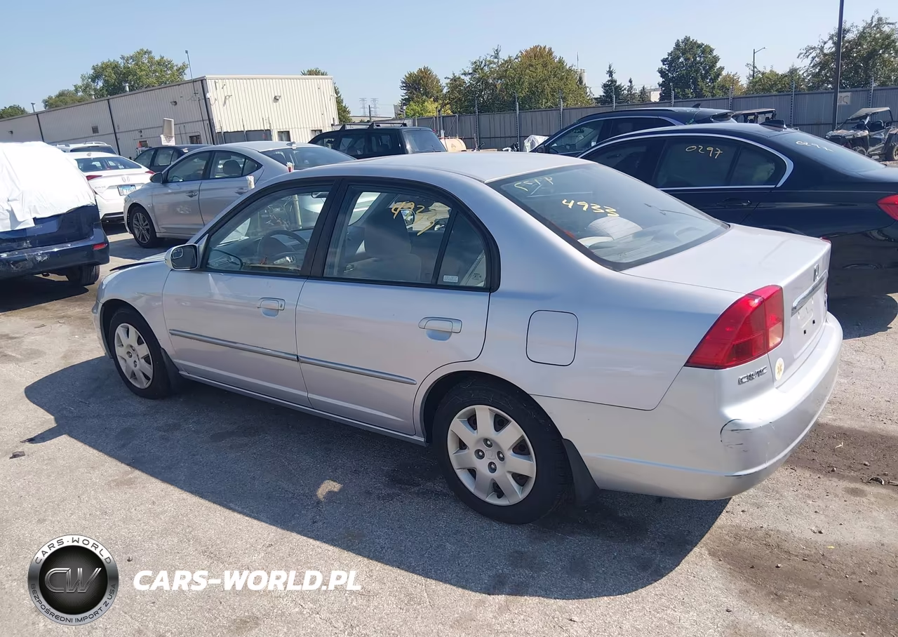 2002 Honda Civic Ex VIN:1HGES26872L078433 - 3