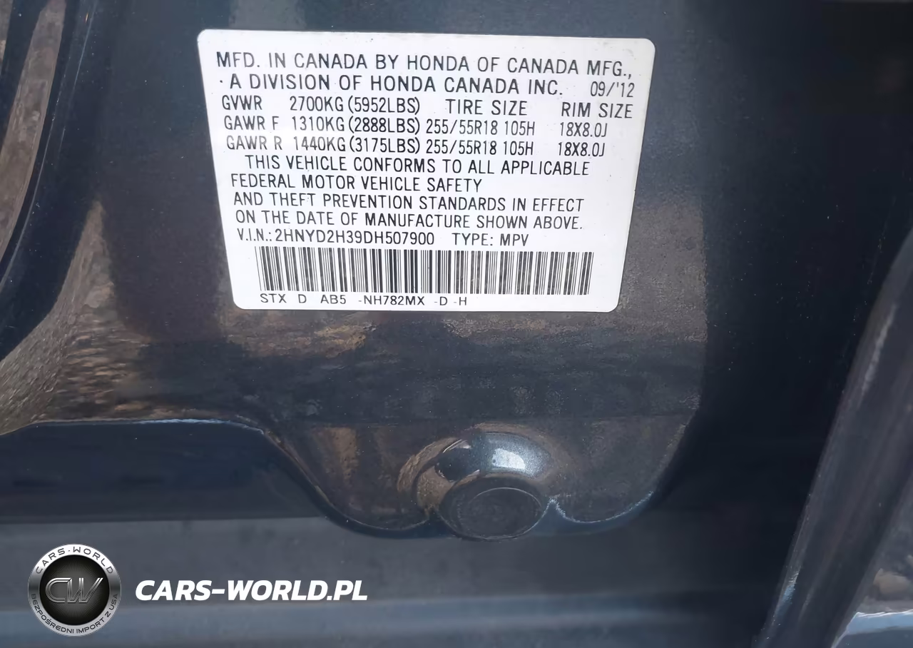 2013 Acura Mdx Technology Package VIN:2HNYD2H39DH507900 - 9