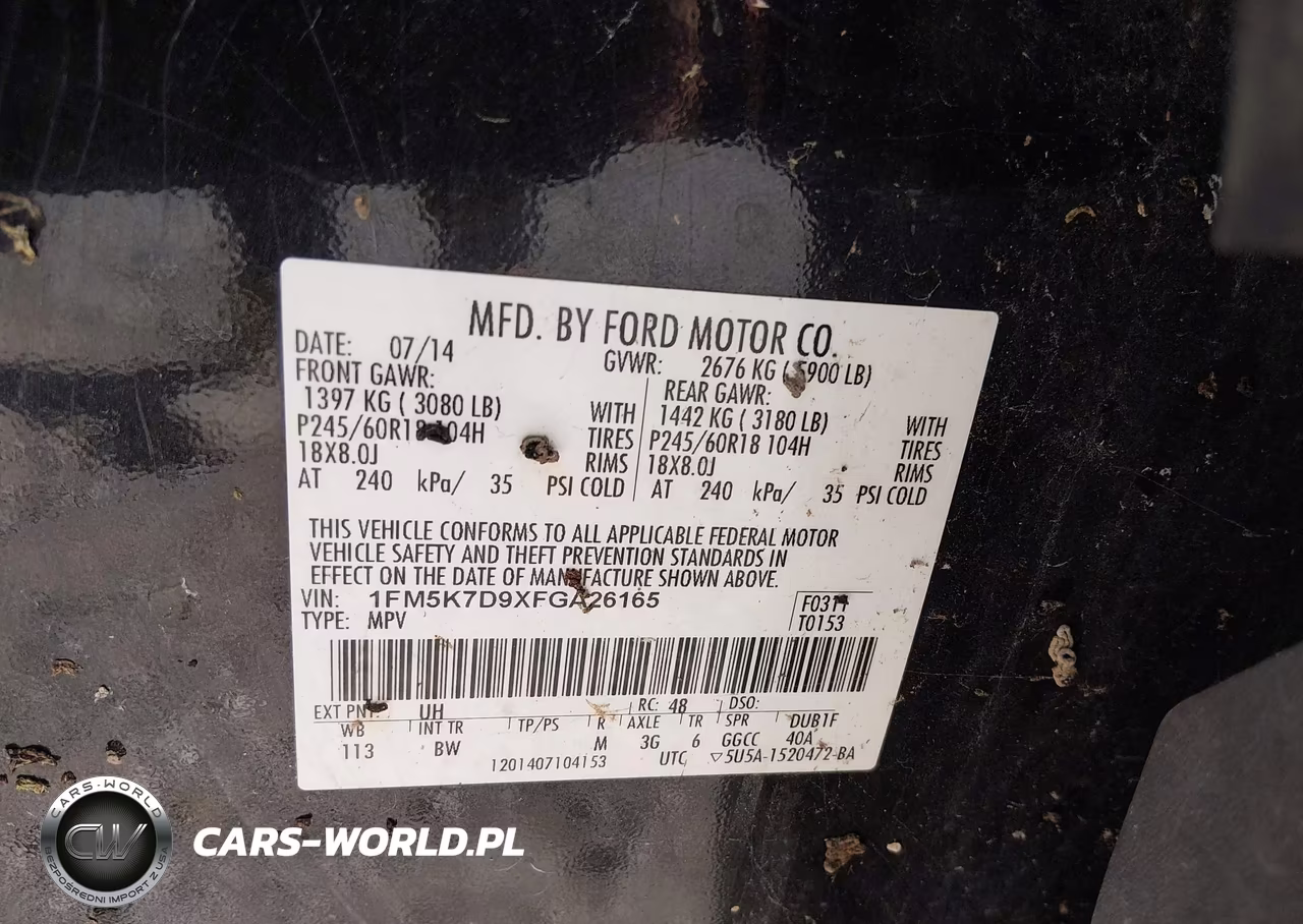 2015 Ford Explorer Xlt VIN:1FM5K7D9XFGA26165 - 9