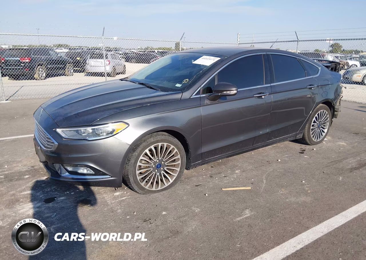 2017 Ford Fusion Titanium VIN:3FA6P0K96HR116452 - 2