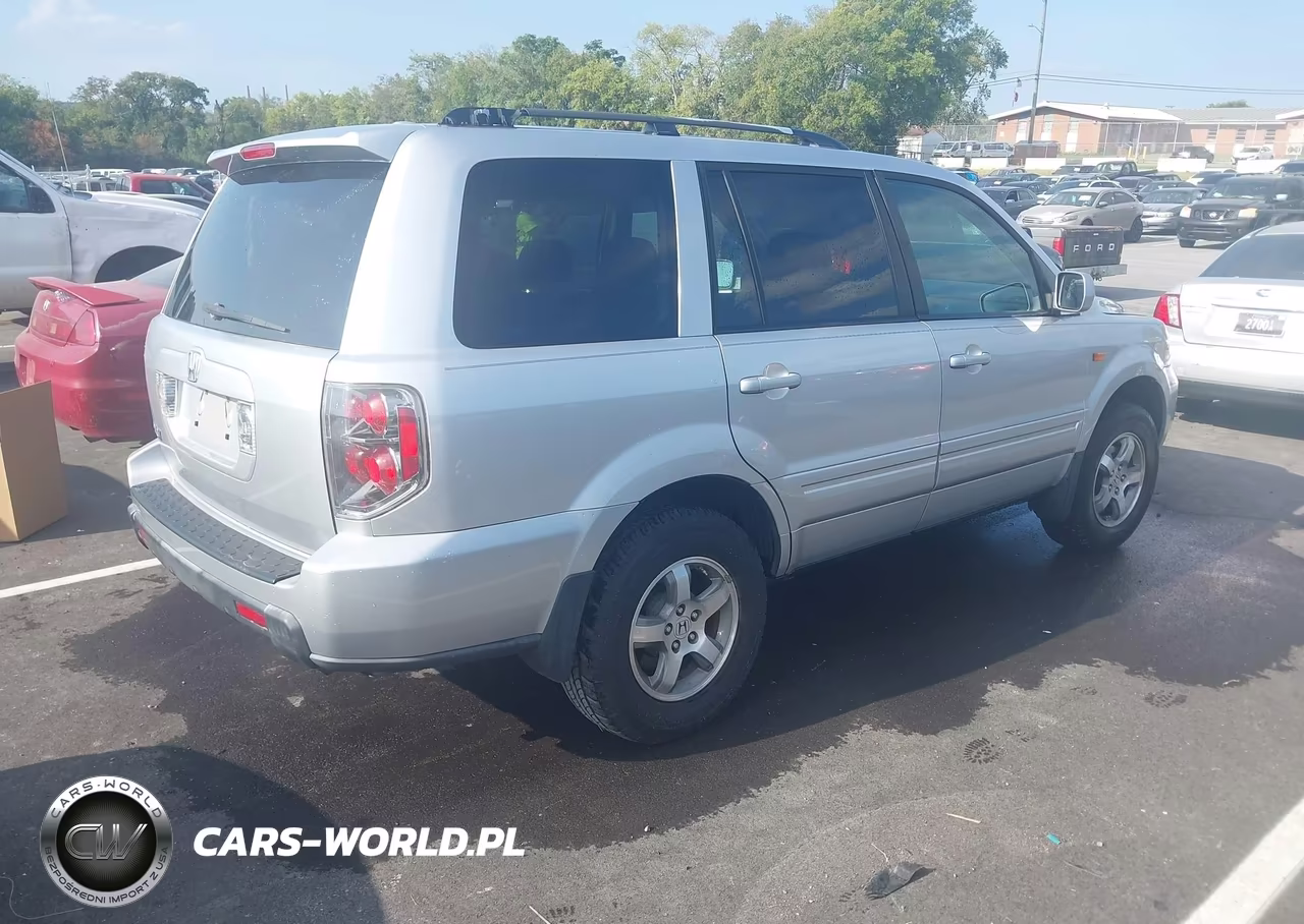 2007 Honda Pilot Ex-L VIN:5FNYF28547B038050 - 4