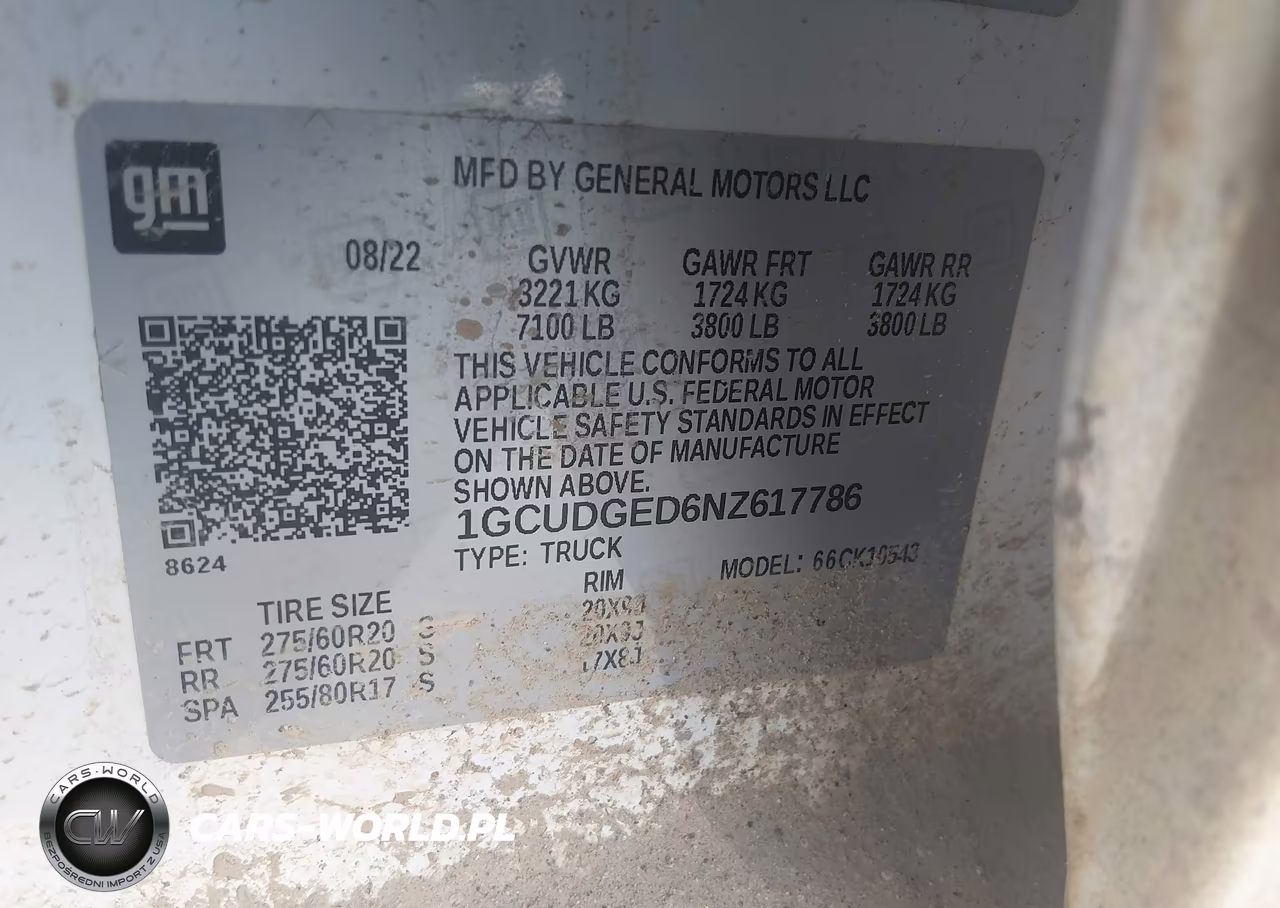 2022 Chevrolet Silverado 1500 4Wd Short Bed Ltz VIN:1GCUDGED6NZ617786 - 9